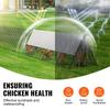 Chicken Tunnels, 236.2 x 157.5 x 24.2 inch(LxWxH) Chicken Tunnels for Yard, Portable Chicken Tunnels for Outside with Corner Frames, 2 Sets, Suitable