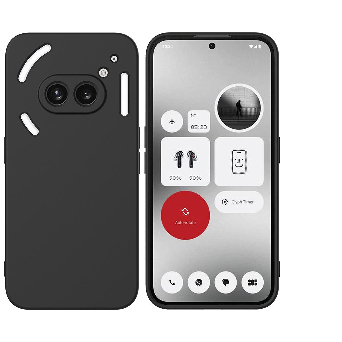 

Чехол For Nothing Phone 2A из натурального жидкого силикона, приятный для кожи, задняя крышка For Nothing Phone 2A, ремешок-бампер Nothing Phone 2A жёлтый