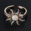 Chic Geometric Necklace/Rings/Bracelet Jewery Set Delicate Accessory for Women