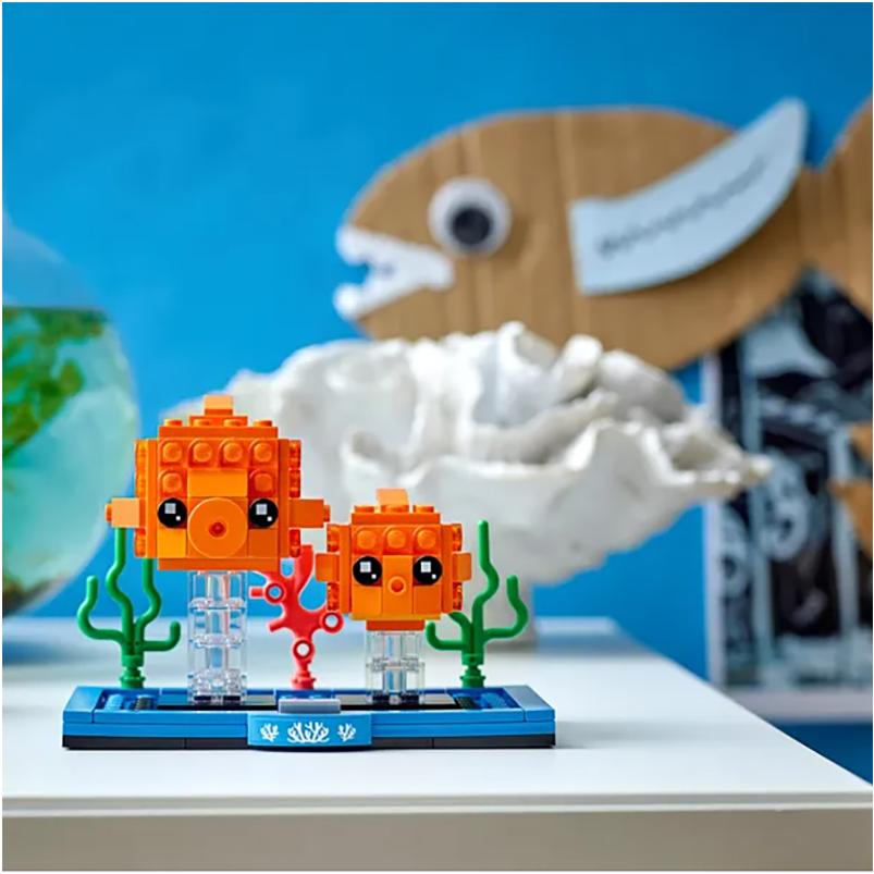 LEGO Brickheadz Goldfish Plastic Building Blocks 0 300pcs 40442