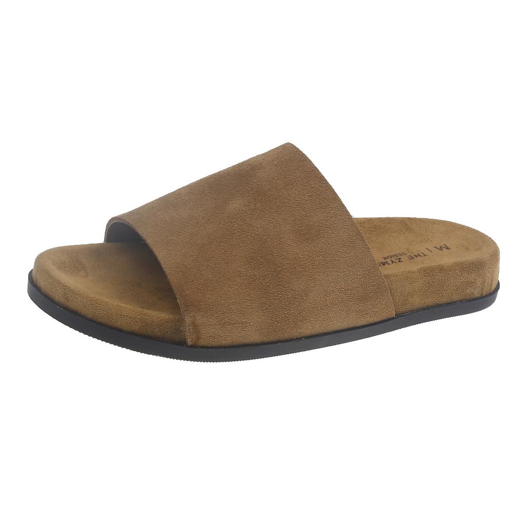 Leather Bobo slippers women's summer wear new Bobo shoes flat cool slippers seaside vacation one-word