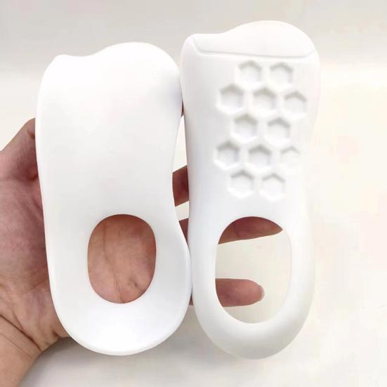 1 Pair Arch Support Insoles Shock Absorption Orthopedic Flatfoot Pad Comfort Ankle Stabilization Corrective Support Universal Foot Pad