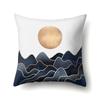 Polyester Pillow Case Decorative Geometric Home Printed Pillow Case Waist Cushion Cover Car Cushion Head Cushion Cover