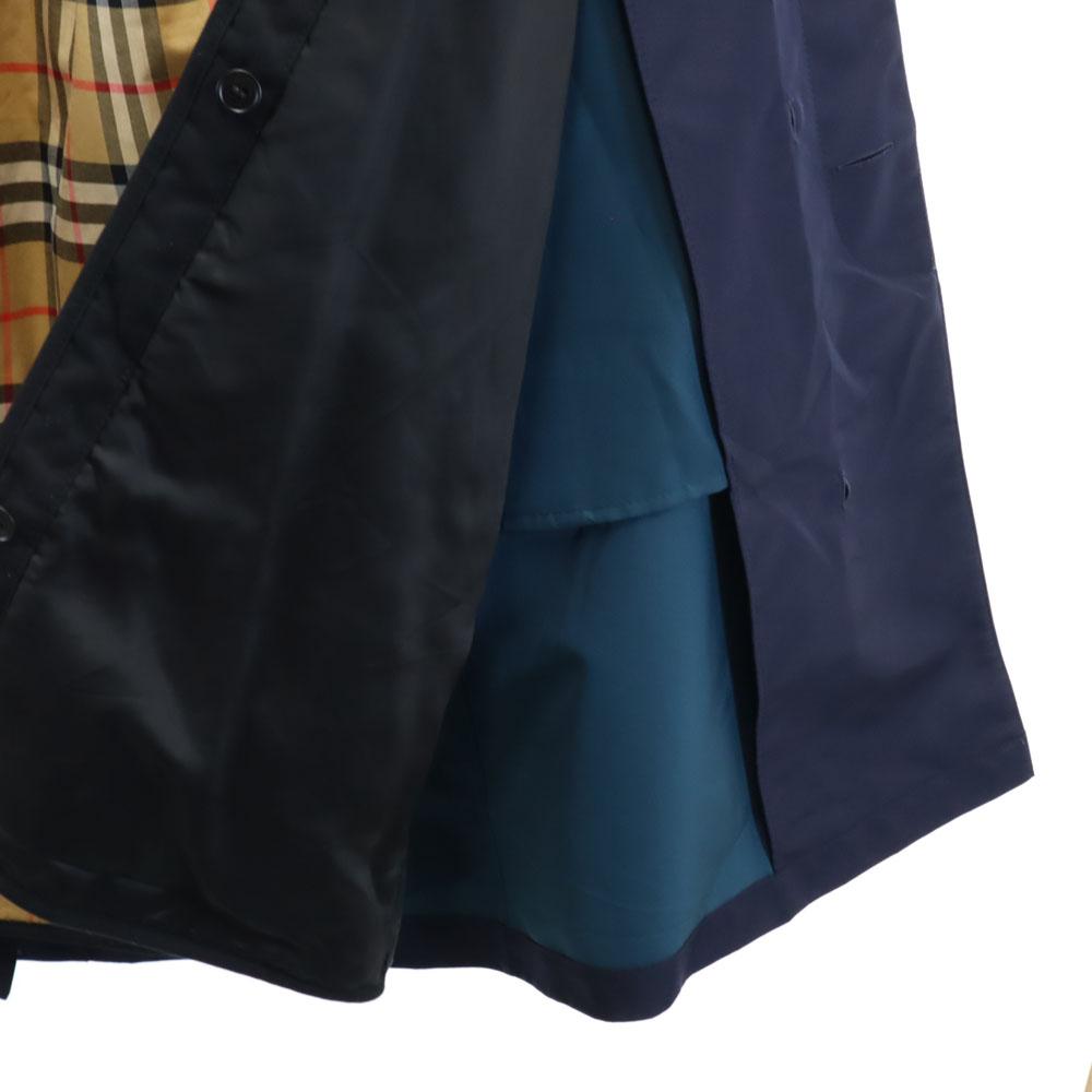 BURBERRY With liner Stainless collar coat 46 Navy Men's Used