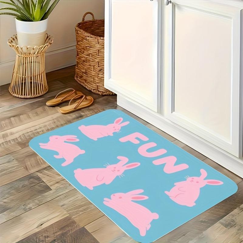 1PC Tranquil Waters Kitchen Rug Non-Slip Door Mat Pop design Bathroom Rug Bath Mat Carpet for Home Sink Laundry ecoreeree