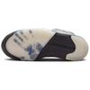 Jordan Air Jordan 5 Slip Resistant Abrasion Resistant High top Vintage Basketball Shoes Women's Gray Black IO2038-001