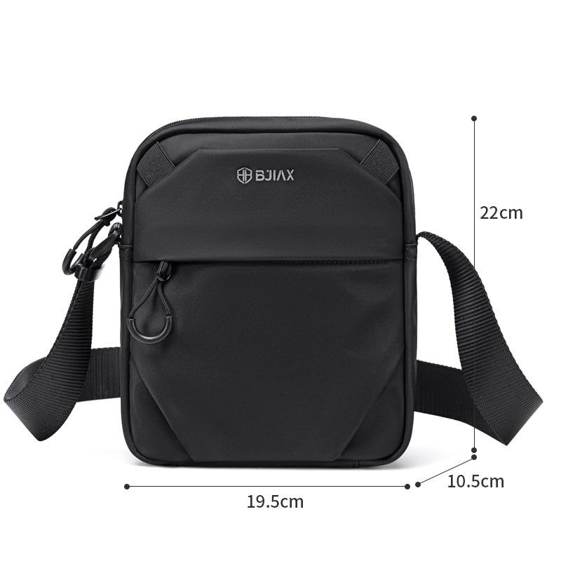 

Men S Bag Large Capacity Multi-Compartment Shoulder Business Commute Simple Messenger Bag Fashion Bag чёрный