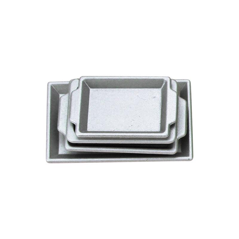 Miniature Dollhouse Food Scene Accessories: 4-Piece Tray and Plates Set (D239)