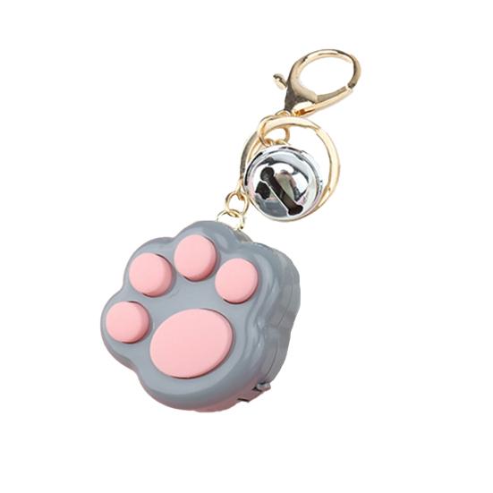 Mini Fidget Toy Lovely Portable Funny Cat Paw Push Fidget Game Keychain for Children