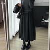 2025 A/W Women's Cashmere A-Line Elastic Waist Draping Skirt - Slimming & Versatile Design