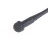 20 Peças 4mm Amortecedor Silenciador de Borracha Preto Para Tesouras de Cabelo Tesouras de Barbeiro Rolha de Reposição Almofada Durável Para Tesouras e Tesouras