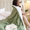 Bed Blanket Children Adults Warm Winter Blankets and Throws Thick Wool Fleece Throw Sofa Bed Cover Duvet Soft Bedspread