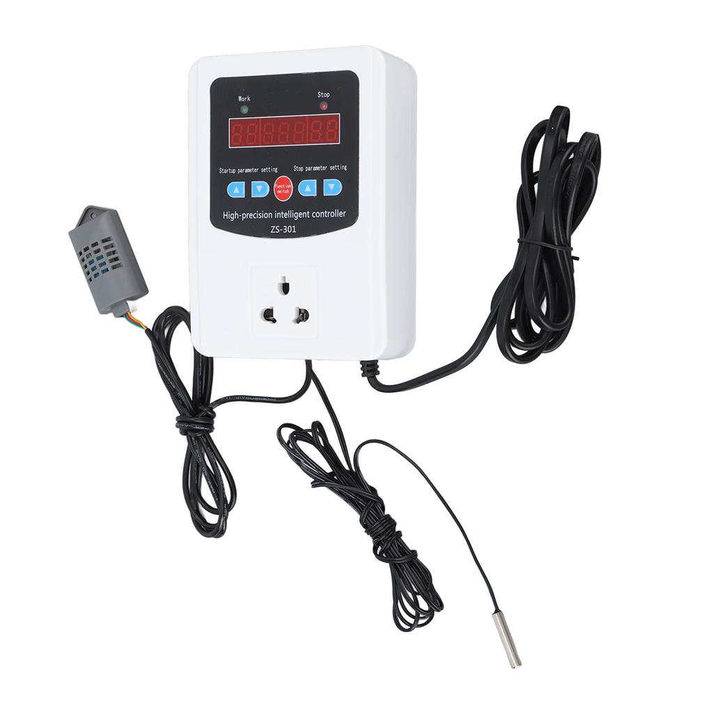 1500W Temperature Humidity Controller Intelligent Digital Display Temperature Humidity Controller with LCD Display