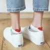 Fashionista Alert: 3 Pairs of Women's Short Socks with Adorable 3D Heart Shaped Heels!