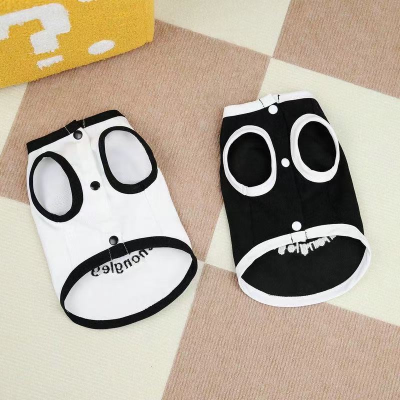 Cartoon Ins Style Dog Clothes Spring/Summer Comfortable Breathable T-shirt Cute Clothes