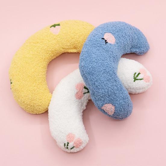 U-Shaped Pet Pillow Cat Sleep Pillow Soft Plush Neck Support Cushion Pet Snuggle Pillow for Puppies Kittens