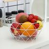 Iron Fruit Basket Simple Fruit Basin Multi-Size Iron Snack Bread Vegetable Storage Bowls Kitchen Eggs Dessert Holder Organizer