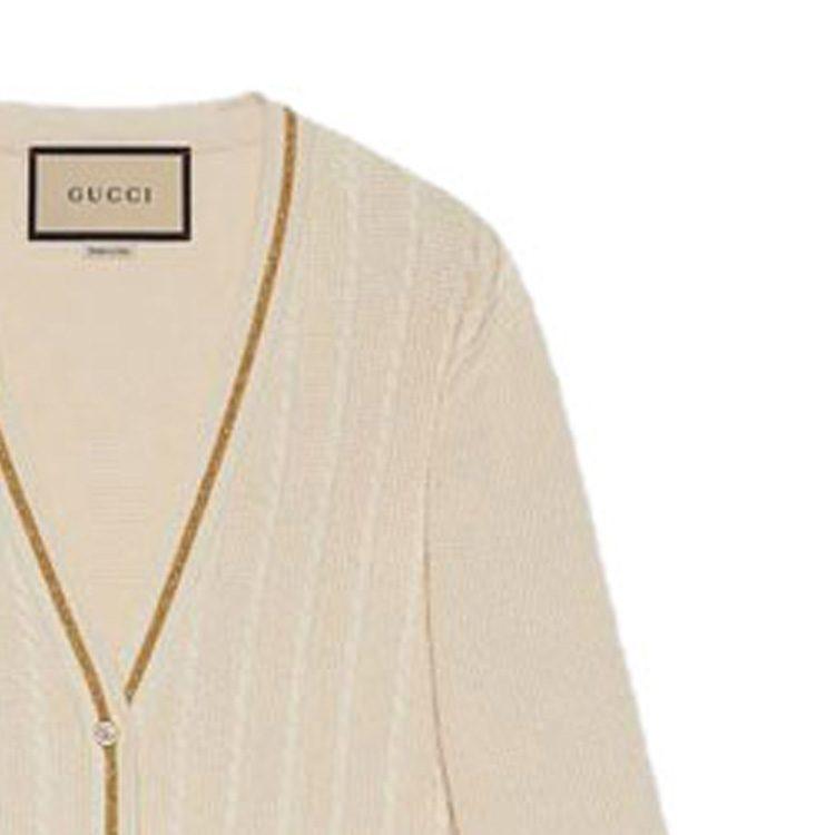 GUCCI FW21 Knitwear Women's Ivory White 653329-XKBVO-9098