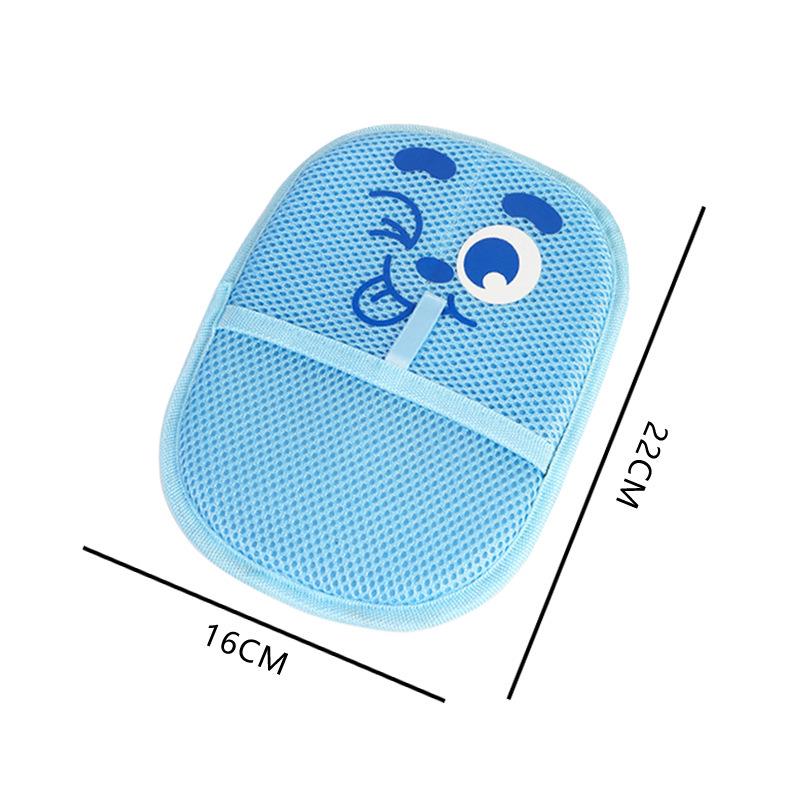 Высококачественная двусторонняя перчатка для удаления кошачьей шерсти с мультяшным рисунком