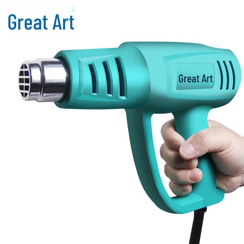 Dayi High Power Hot Air Gun for Plastic Welding, Car Film, Electronics Repair, and Hair Drying (Model 01-2000)