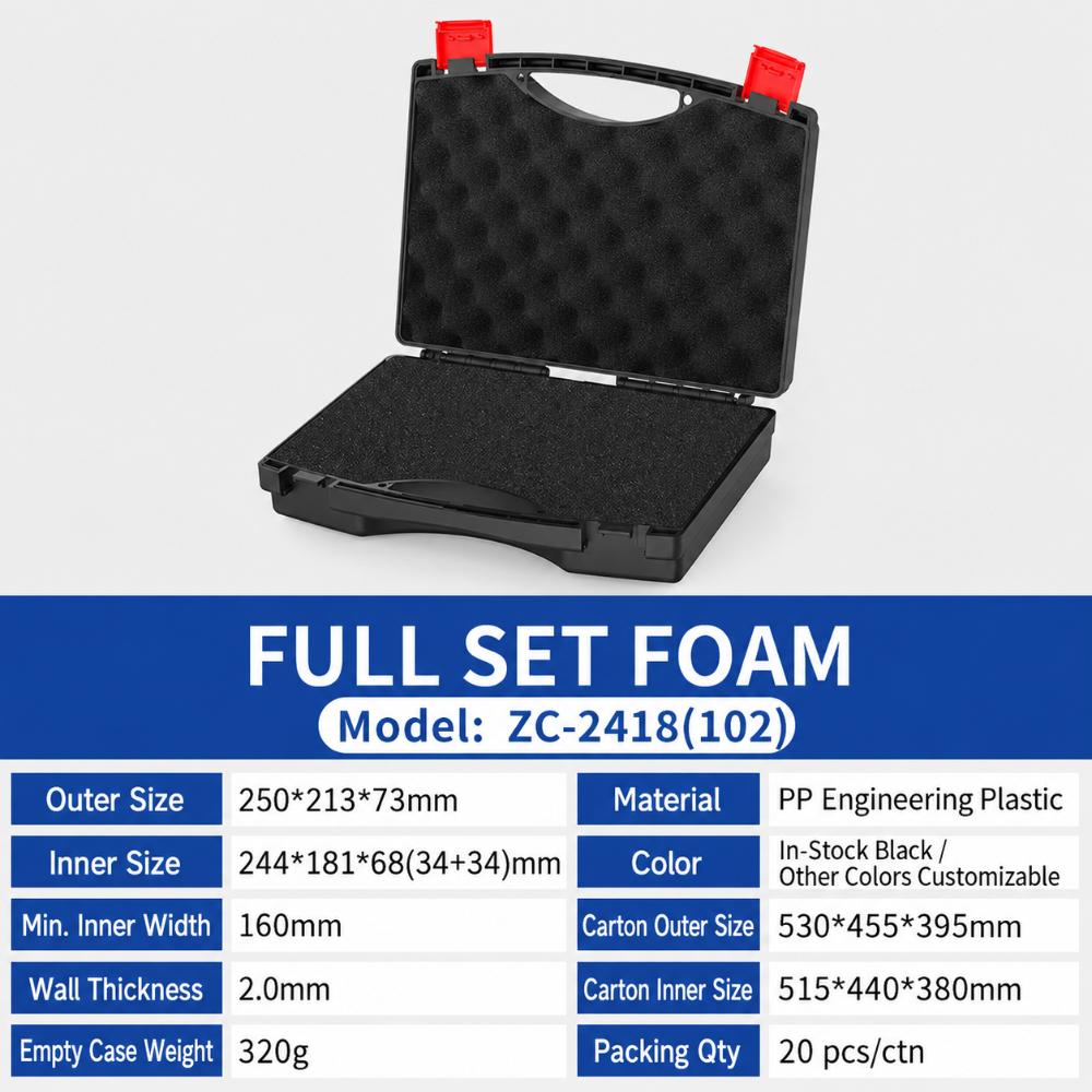 1Pcs PP Plastic Plastic Tool Organizer Storage Case  For Household Workshop Car Storage