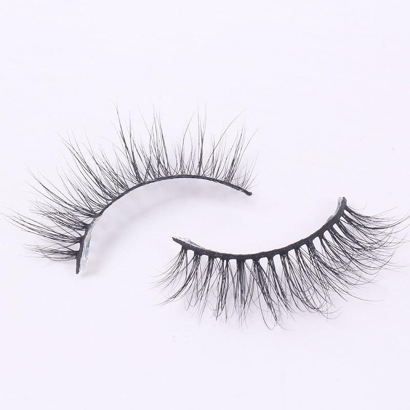 

Норковые волосы, натуральные короткие накладные ресницы, европейские и американские жесткие стебли, вьющиеся 3d ресницы, городские ресницы Pingdu