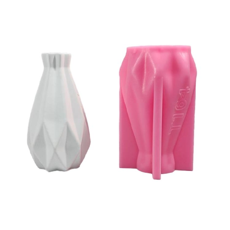 

Silicone Mold for Flower Vase Creative Nordic Style Planter Mold Makeup Brush Holder Mold Tabletop Decoration Mould 1