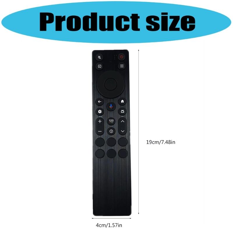Intelligent TV Remote Voice Recognition Technology with Comfortable Grip Replacement Remotes Control Plastic Texture