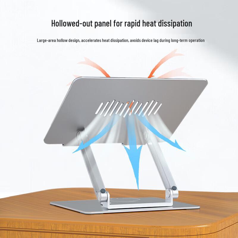 ECOLA Foldable 360° Rotating Dual-Arm Laptop Stand