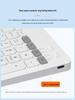Dual-Mode Wireless Bluetooth & 2.4G Silent Keyboard for Business and Home Use