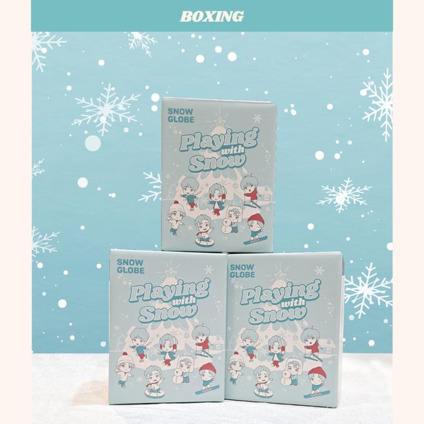 BTS (Bangtan Boys) TinyTAN Schneekugel, offiziell, original, authentisch, K-POP, Idol