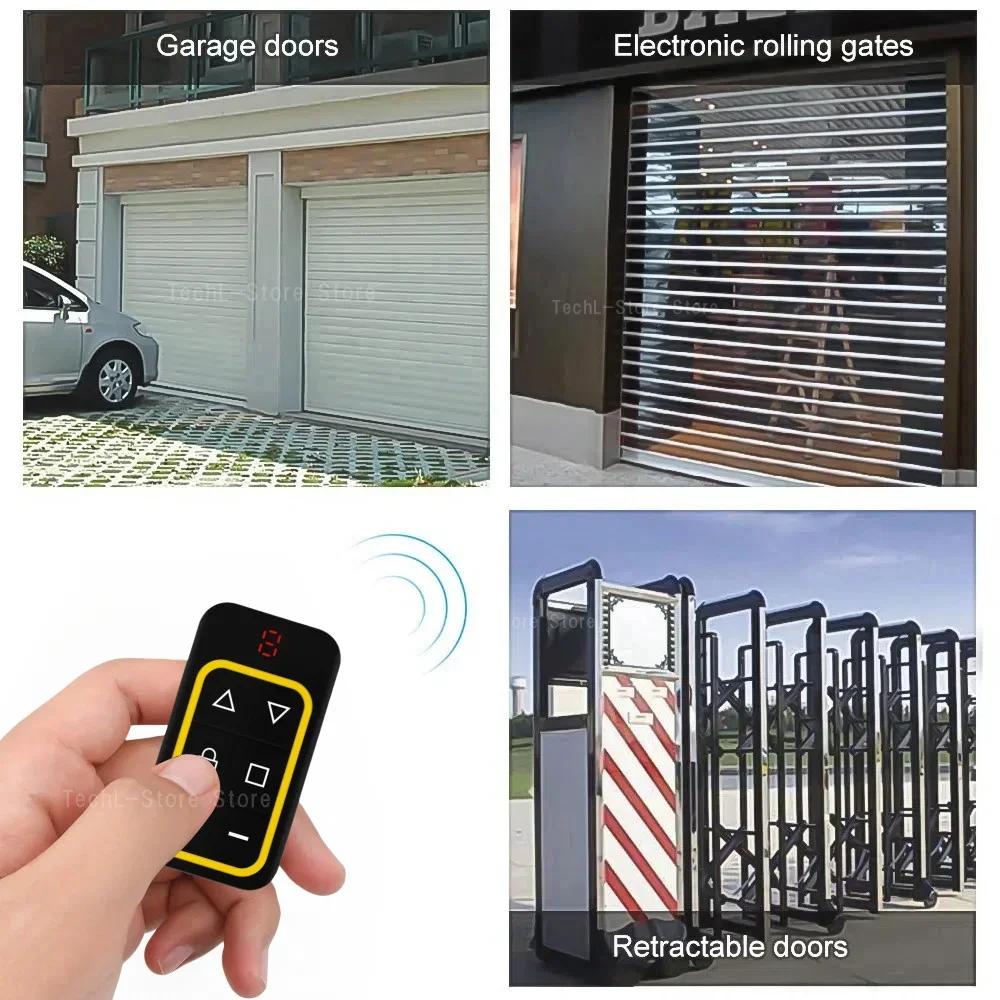 8-Ch Rechargeable Gate Remote Cloner Multi-Frequency 310-915MHz Type-C Universal Duplicator