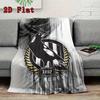 Collingwood FC 2D Flat Pattern Flannel Blanket High quality All Seasons Warmth and Comfort Perfect for Christmas Gifts.DMT0925301