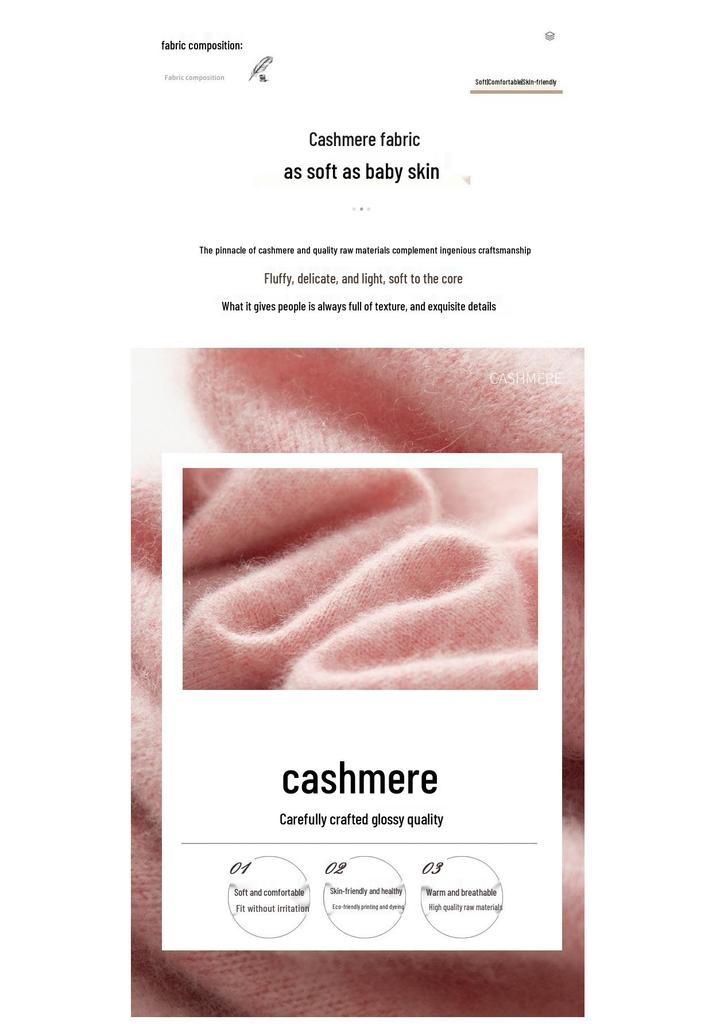 Women's Cashmere Half-High Collar Velvet Sweater - New 2023 Autumn/Winter Long Sleeve Pullover Knit Base Layer Shirt
