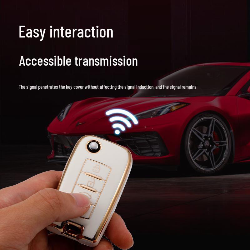 Dongfeng Venucia T70 Four-Button Key Cover for D60/M50V/D50/T90 Remote.