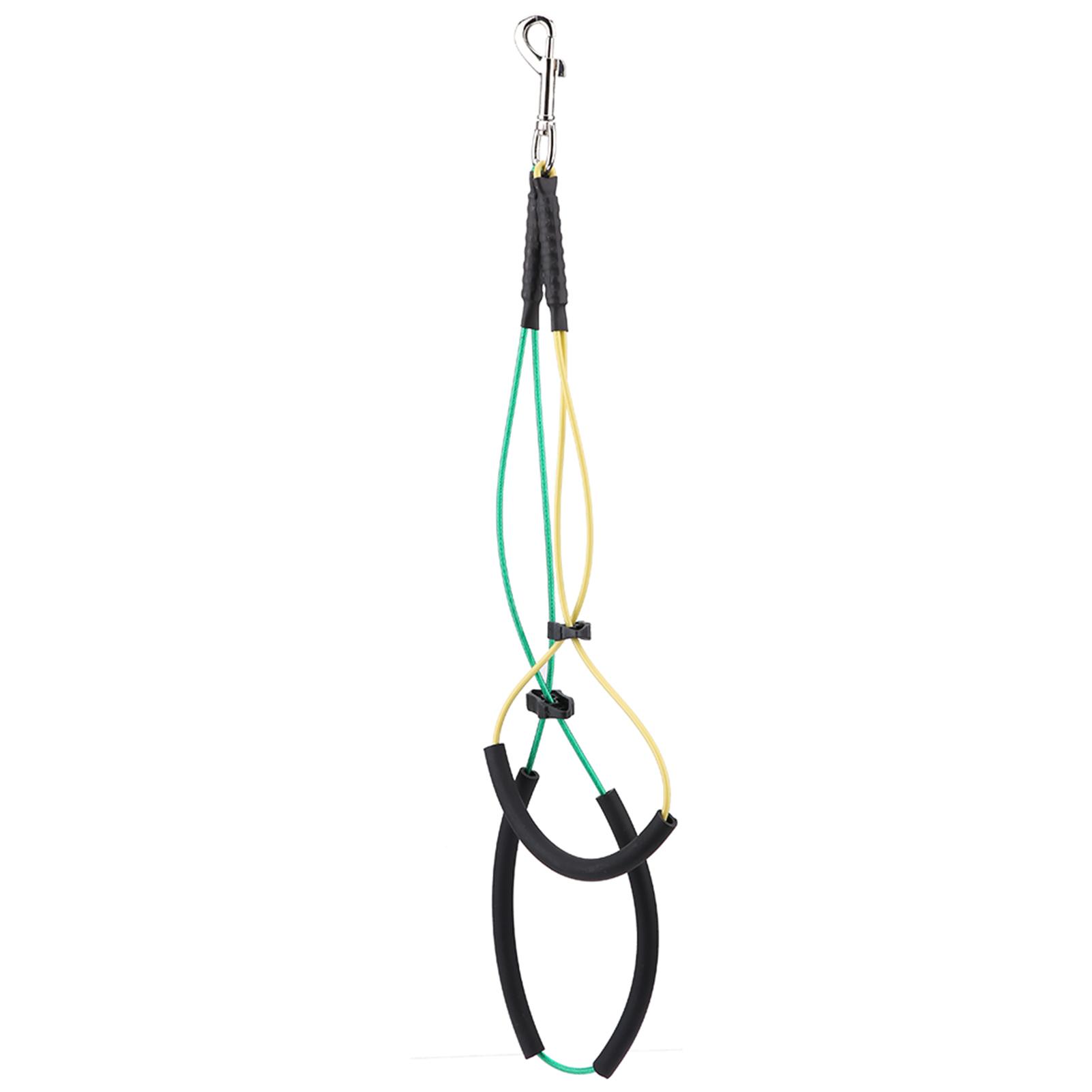 

Dog Cat Grooming Loop Adjustable Double Noose Ropes for Pet Table Arm Bath Tub(S)