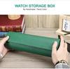 Four-Piece Genuine Leather Mechanical Wristwatch Set with Handmade Travel Storage Box