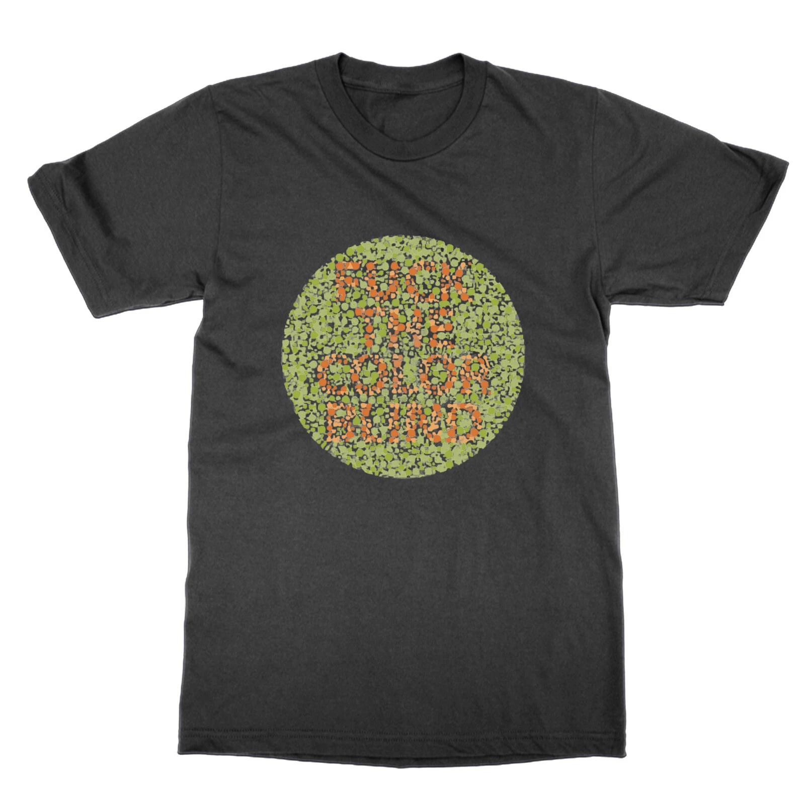 

F*** The Colour Blind t-shirt funny joke top rude gift present optical illusion 3XL
