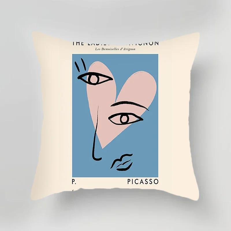 Nordic Abstract Geometric Collection Printed Sofa Cushion Cover Pillowcase Home Decor Party Car Bedding