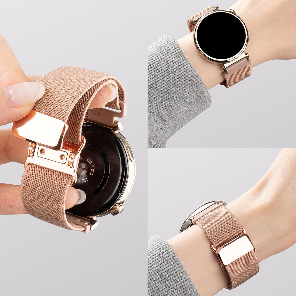 18/20/22mm Atmungsaktives Verstellbares Geflochtenes Armband für Garmin Fenix 7/6/5 Pro/Forerunner 265/255/Venu 4/3/2 Ersatz-Uhrenband
