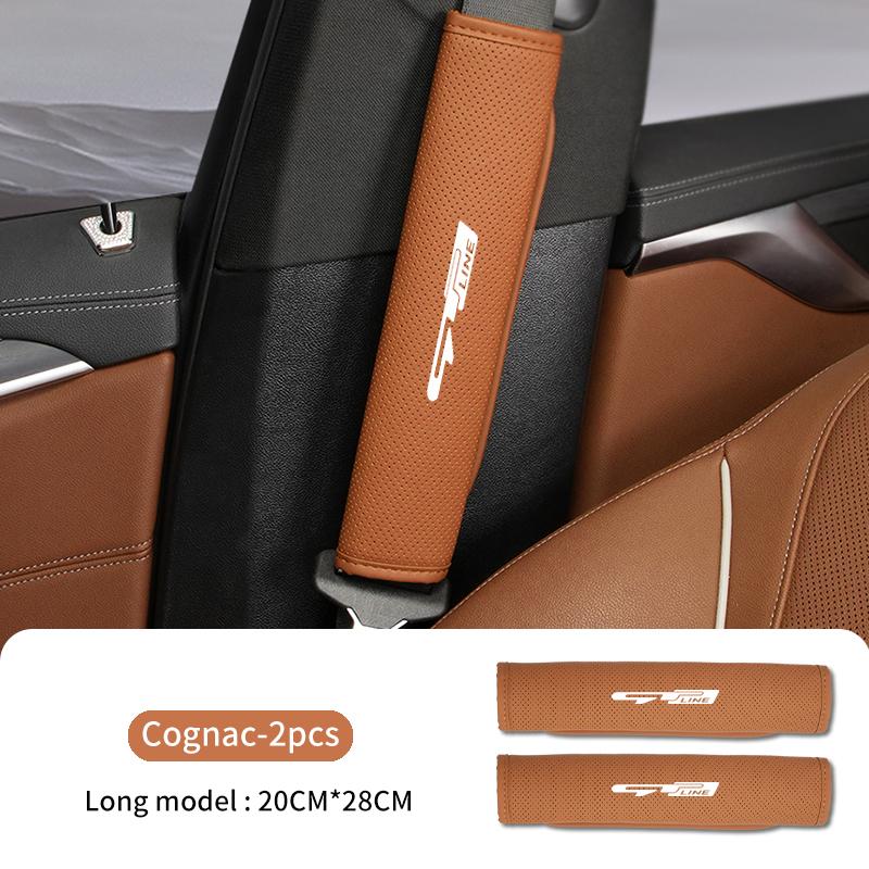 Car Safety Belt Shoulder Pad Seatbelt Protection Cover For KIA K5 K2 Optima Soul Spectra Niro Cadenza Sephia Carens