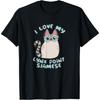 I Love My Lynx Point Siamese Cat Cute Kawaii Chibi Kitty T-Shirt