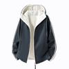 Outdoor Double-sided Lambskin Winter with Thick Fleece Casual Hooded Cotton Jacket, Windproof and Warm Cotton Jacket