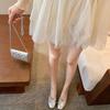 Riemchens Ballerinas Damen Schleife Runde Spitze Freizeitschuhe