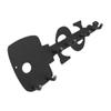 Stainless Steel Wall Mounted Holder 6 Hooks Space Efficient Storage System Rustproof Decorative Design Key Holder Bathroom