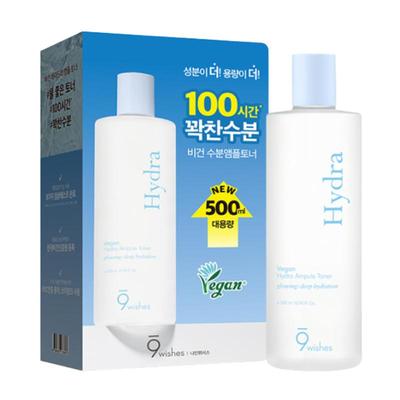 Nine Wishes Vegan Hydra Ampule Toner 500 ml