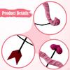Valentine Cupid Bow Arrow Set Sturdy Lightweight Halloween Cosplay Accessory