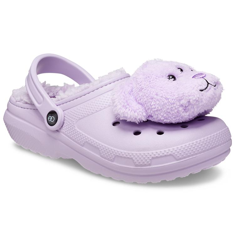 Crocs Classic Lined Clog Lazy Oaf Three Eyed Teddy 207697-90H