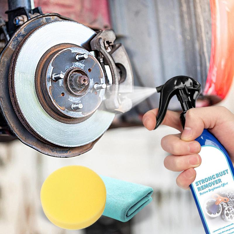 

150ml Car Rust Remover Loosens Rust Lubricates Screws Bolts Professional Long-Lasting Metal Polish With Sponge For Wheel Hub 150ml