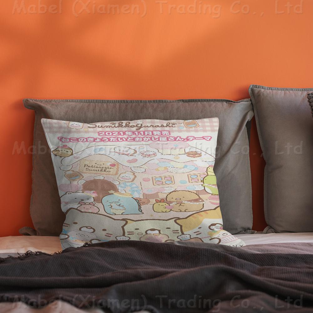 Japan Anime Sumikko Gurashi Pillow Gift Home Office Decoration Pillow Bedroom Sofa Car Cushion CoverPillow Case